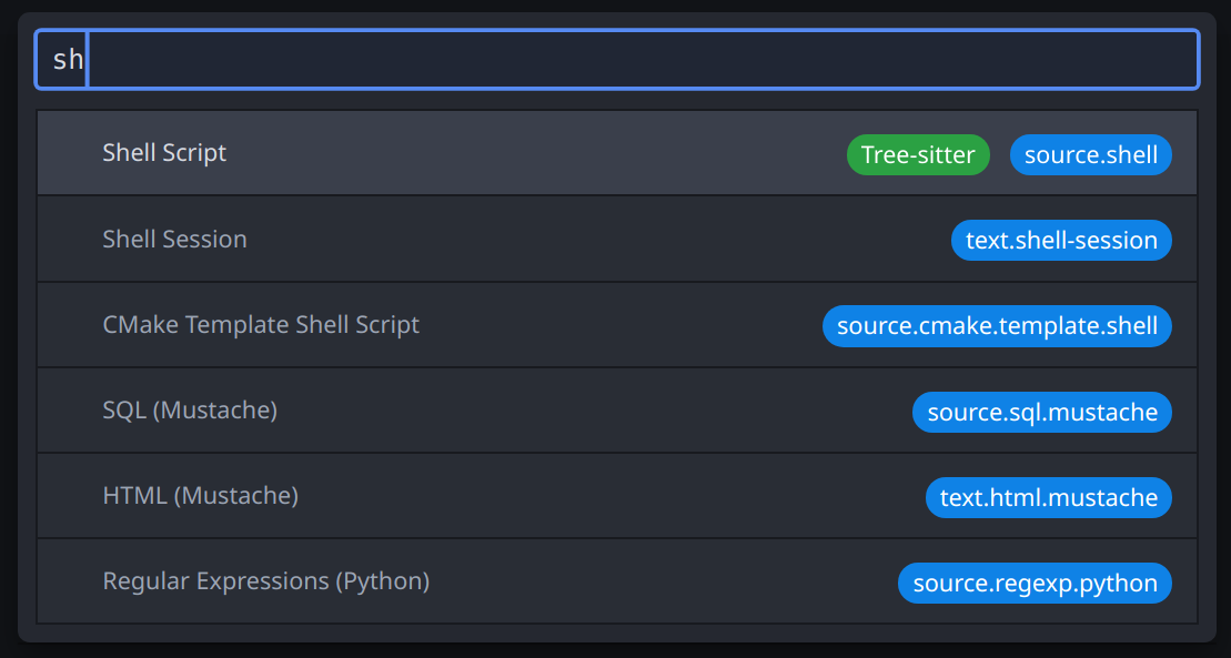 atom syntax highlight menu